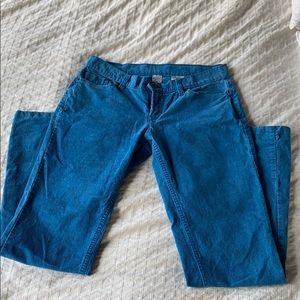 Corduroy blue jeans, Lucky, size 6/28